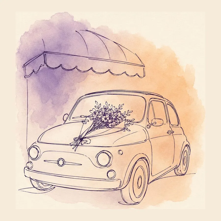 Cover art for A country anniversary song for the waitress and the flowers