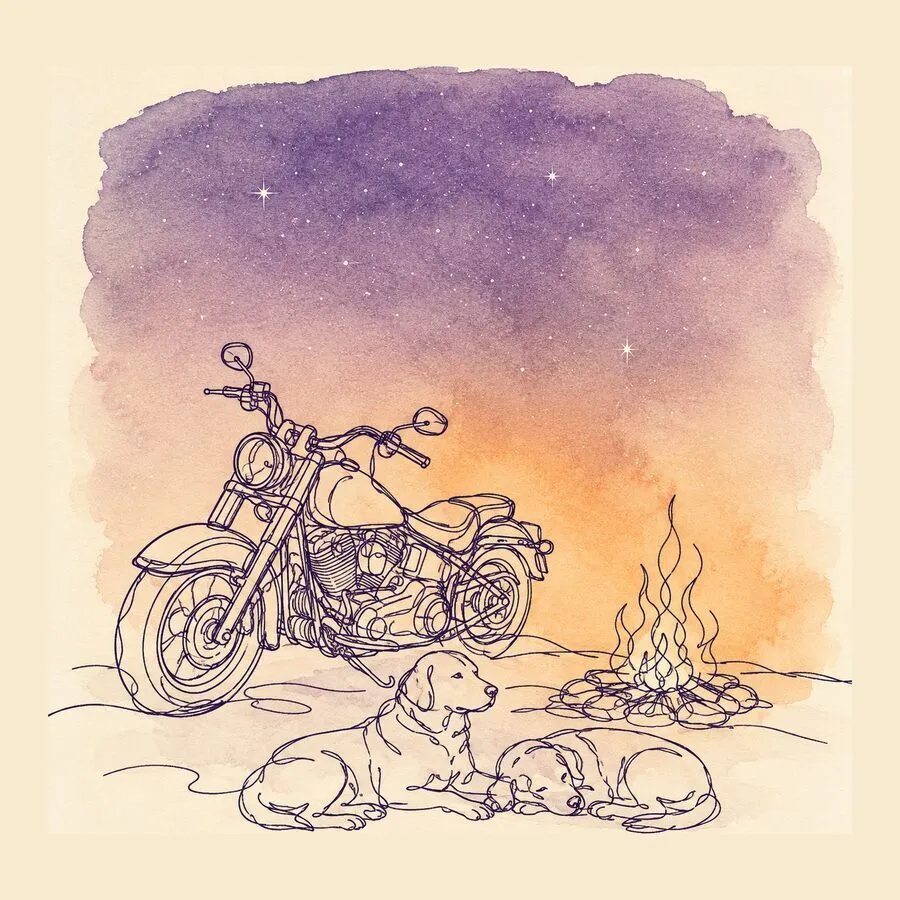 Cover art for A country song for the man who asked her kids first