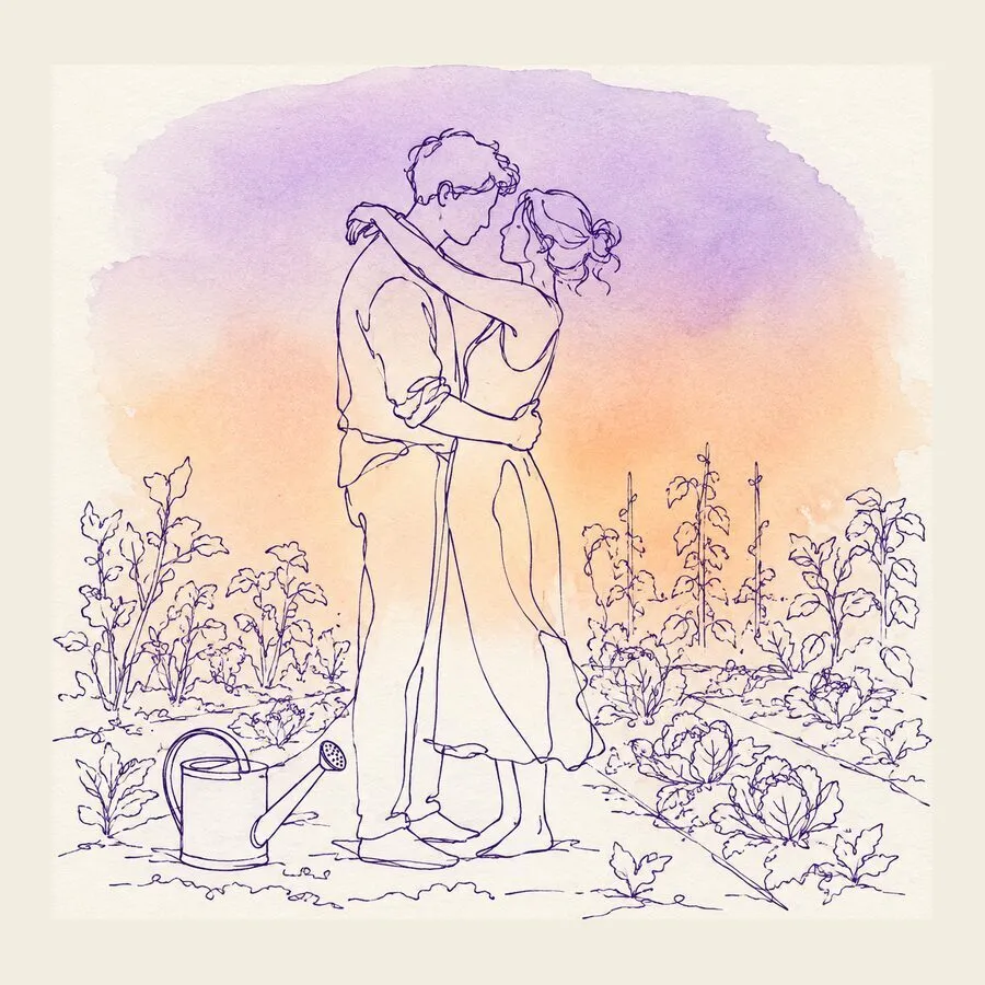 Cover art for A country wedding duet for the man she moved from the city for