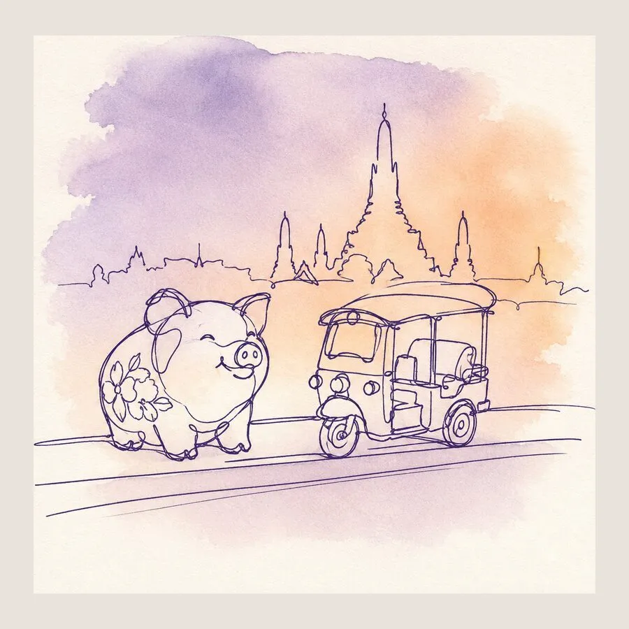 Cover art for An acoustic song for a girlfriend and a Thai nickname