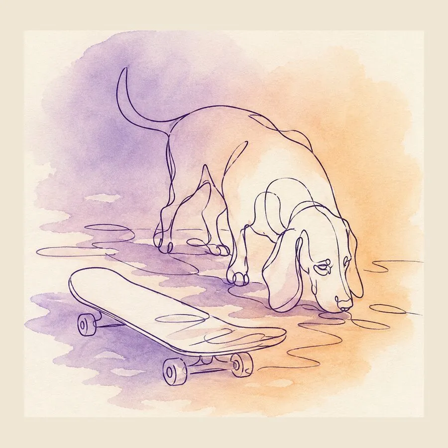 Cover art for An acoustic song for a ten-year-old who skateboards