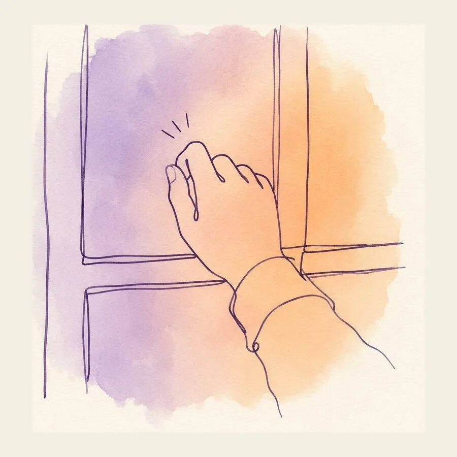 Cover art for An acoustic song for the friend who knocked on the window