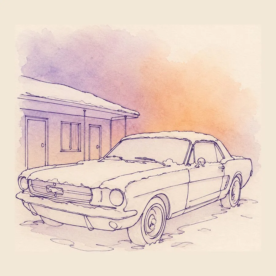 Cover art for An R&B apology for the love he lost and the blizzard drive